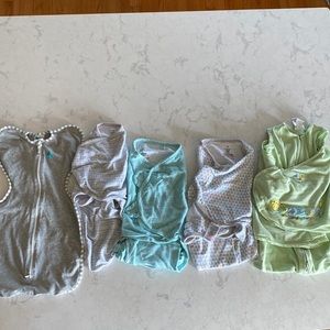 Baby lot of sleep sacks/swaddles